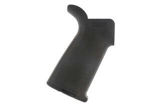 Magpul MOE+ pistol grip features a polymer construction with rubber wrap for added comfort and texture